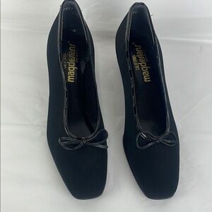 Magdesians  California Women's Black Flats with Bow